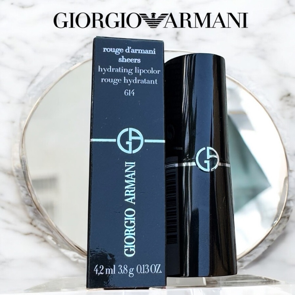 Giorgio Armani Rouge D'Armani Sheers
Hydrating Lipcolor in 614 Belladonna NIB - Picture 7 of 8